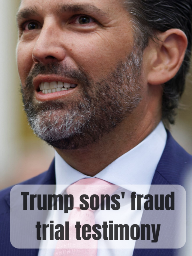Trump sons' fraud trial testimony